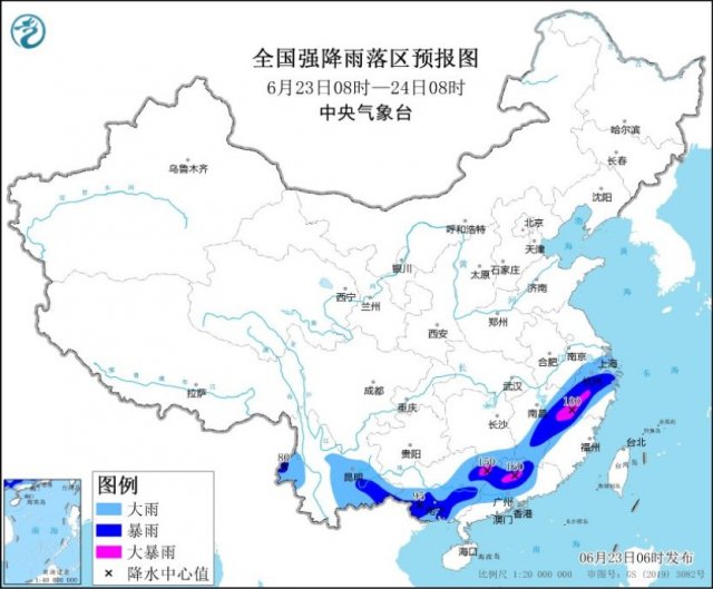 天气预报  未来三天全国天气预报