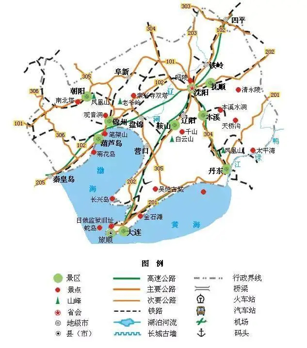 东北旅游必去十大景点夏季(东北旅游区地图)