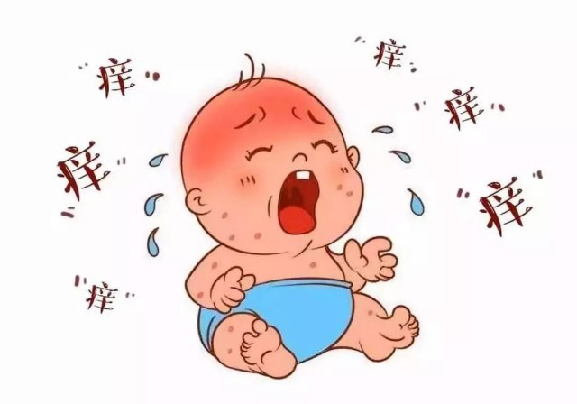 婴儿湿疹图片脸上起湿疹的图片