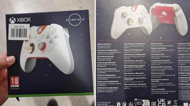 星空主题xbox手柄包装照片泄露