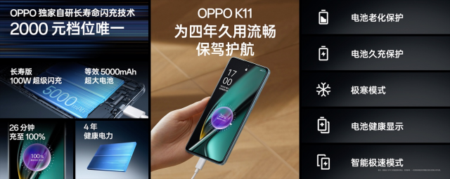 OPPO K11首销，四年流畅，旗舰影像体验