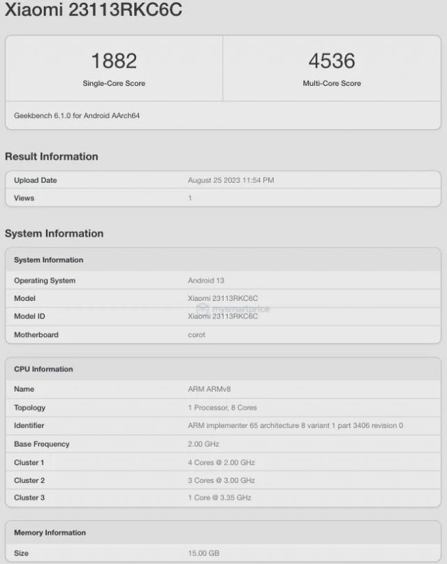 Redmi K70 Pro现身Geekbench，首搭联发科天玑9200+芯片