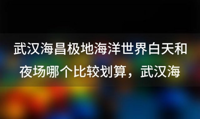 武汉海昌极地海洋世界白天和夜场哪个比较划算 武汉海昌极地海洋世界地址在哪里