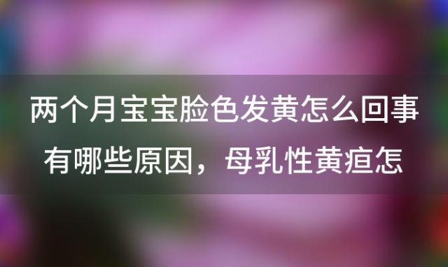 两个月宝宝脸色发黄怎么回事有哪些原因 母乳性黄疸怎么办