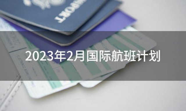 2023年2月国际航班计划「飞机航班查询时刻表」