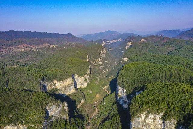 重庆第七个国家风景名胜区峡谷、地缝、幽潭、溶洞颇具特色