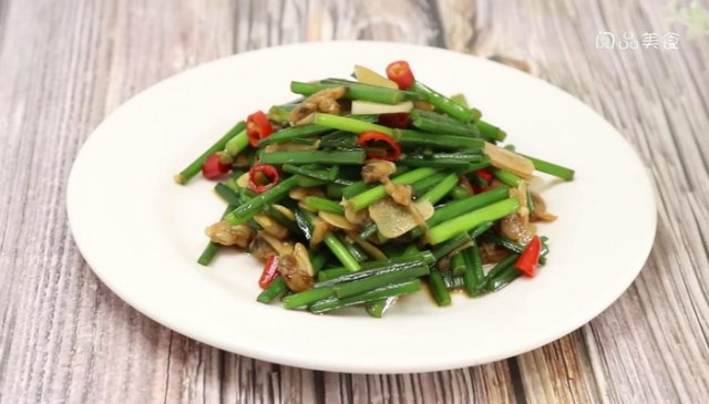 花甲肉炒韭苔的做法大全(花甲肉炒韭苔的做法窍门)