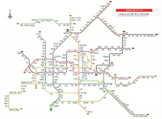 广州地铁路线图，广州地铁的路线有哪些