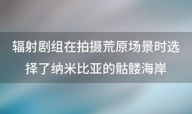 辐射剧组在拍摄荒原场景时选择了纳米比亚的骷髅海岸