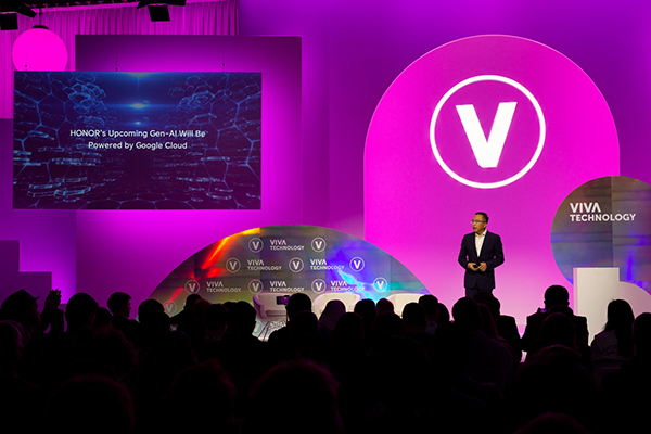 荣耀携手谷歌云，未来生成式AI亮相欧洲科技盛典VivaTech