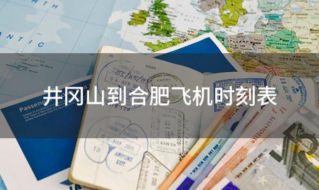 井冈山到合肥飞机时刻表 井冈山到合肥飞机航班信息查询