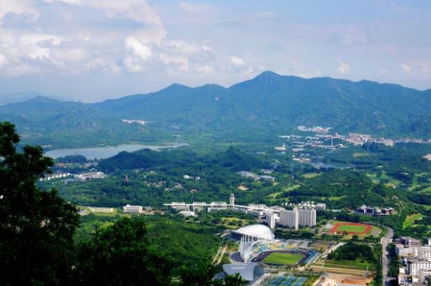 深圳十大名山排名榜你可以看到海天的优美景色