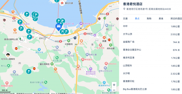 君悦豪华海景双床1晚每日双早解读