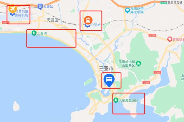 三亚中心皇冠湾景大床/双床房3晚连住价格89