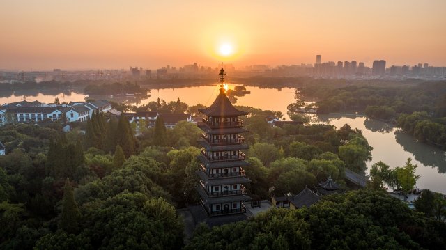 嘉兴南湖开元明庭酒店名为高级双床房2晚(可拆分)早餐2