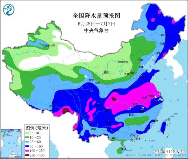 西南地区至淮河流域等地将有强降雨华北黄淮等地高温持续