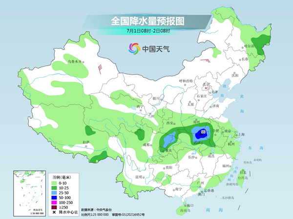 天气预报:华北黄淮迎强降雨，北方高温天气再次来袭