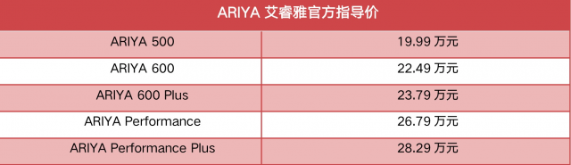 值得购买的新款日产ARIYA艾睿雅，起价19.99万。