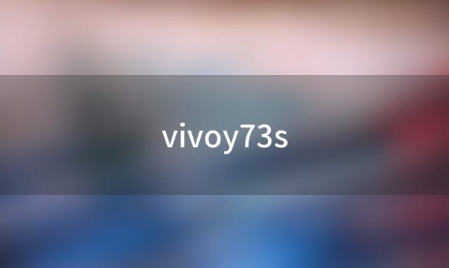 vivoy73s(vivoy73s手机参数)