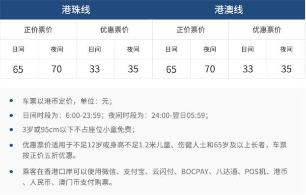 2023香港到珠海直通巴士时间表+费用 香港到珠海直通巴士乘坐攻略