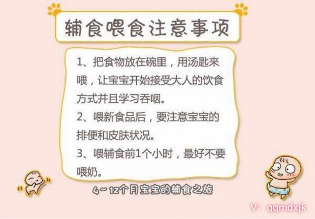 婴儿辅食添加顺序(婴儿辅食添加顺序是什么)