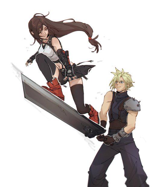 《FF7重生》：蒂法的甜蜜亲吻，玩家期待不已