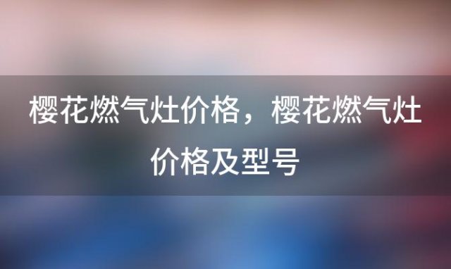 樱花燃气灶价格 樱花燃气灶价格及型号