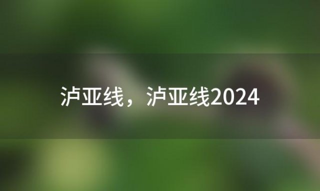 泸亚线 泸亚线2024