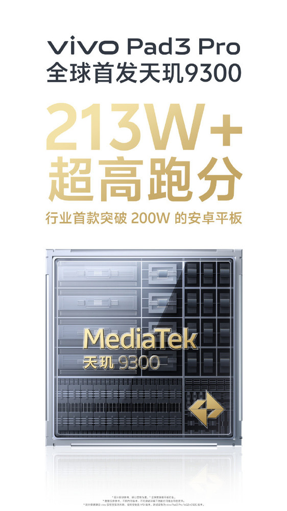 vivoPad3Pro：首款突破200W跑分，安卓平板新纪元