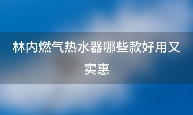 林内燃气热水器哪些款好用又实惠「林内燃气热水器哪些款好用点」