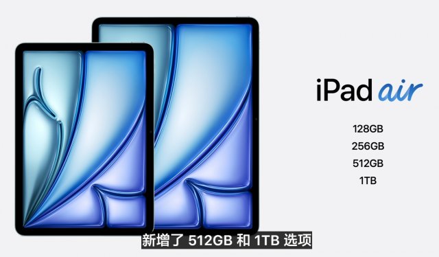 苹果iPadAir6全面升级11英寸版起价为4799元