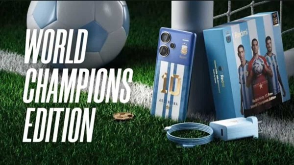 Redmi再创新高，携手世界冠军推出联名手机，阿根廷国家队再度荣耀合作