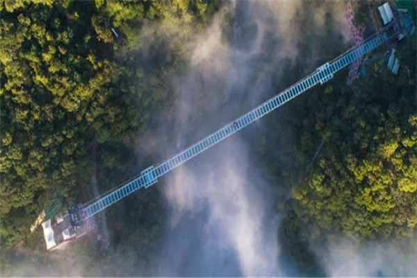 清远十大风景名胜排名古龙峡玻璃大峡谷云天玻霸