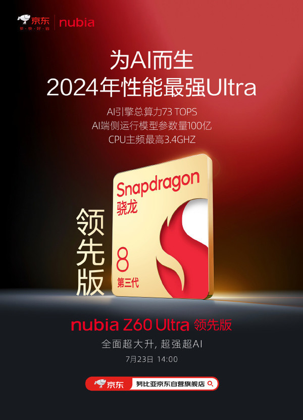 努比亚Z60Ultra领先版：南海电池加持，续航等效6300mAh，引领新潮流