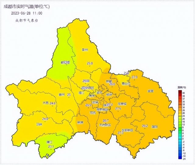 成都市气象台预报:昨夜降水没有达到区域性暴雨标准