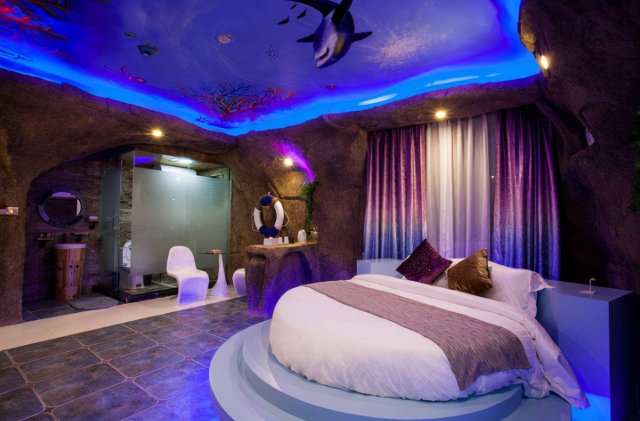 北京有没有适合情侣住的主题酒店 万爱情侣酒店的主题房间