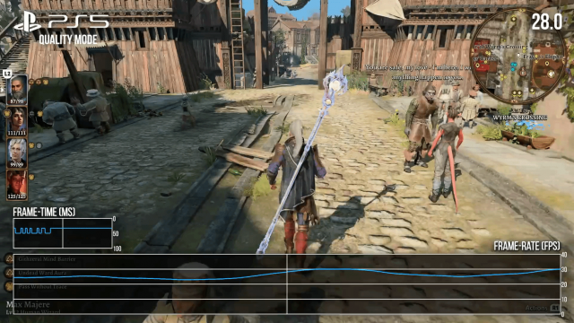 PS5版《博德之门3》帧率波动明显，PC版表现更稳定