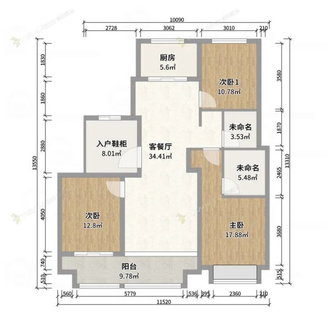 129平米现代简约，兔宝宝木门带来干净利落的居所