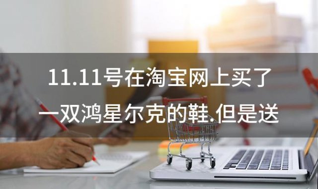 11.11号在淘宝网上买了一双鸿星尔克的鞋.但是送来的时候有很大的味道是不是假的