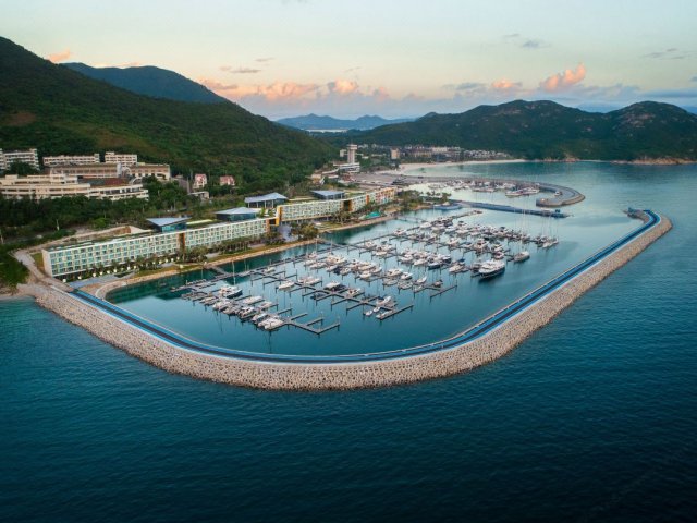 深圳浪骑瞻云度假酒店高级海景双床房2晚(可拆分)