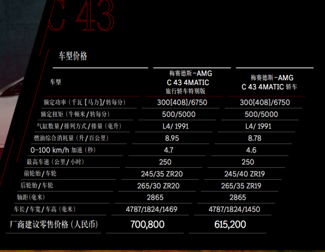 全新梅赛德斯-AMG C 43震撼上市，豪华驾驭仅售61.52万元起