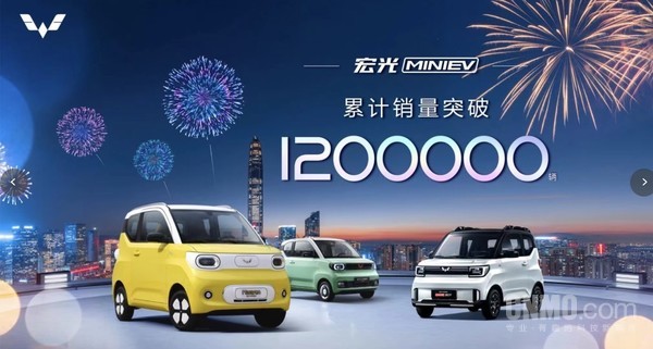 五菱宏光MINIEV：国民神车，120万台销量见证传奇