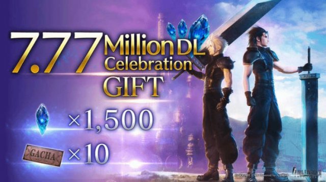 宣布最终幻想7:永恒危机手机游戏全球量超777万
