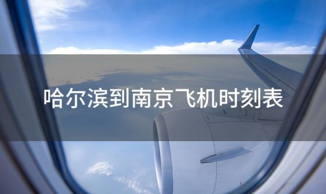 哈尔滨到南京飞机时刻表 哈尔滨到南京飞机航班信息查询