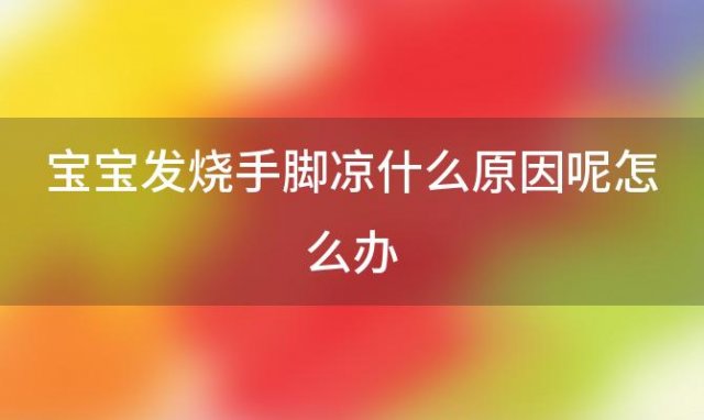 宝宝发烧手脚凉什么原因呢怎么办(宝宝发烧手脚凉身上热什么原因)