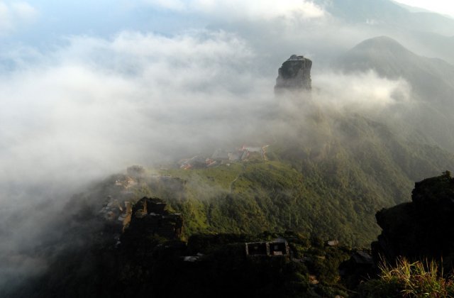 贵州铜仁印江土家族苗族自治县 印江土家族苗族自治县风景区