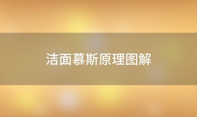 洁面慕斯原理图解 洁面慕斯原理是什么