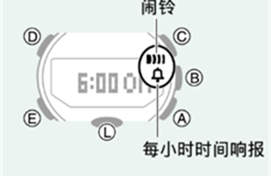 卡西欧小方块取消闹钟(卡西欧手表怎么关闭整点报时)